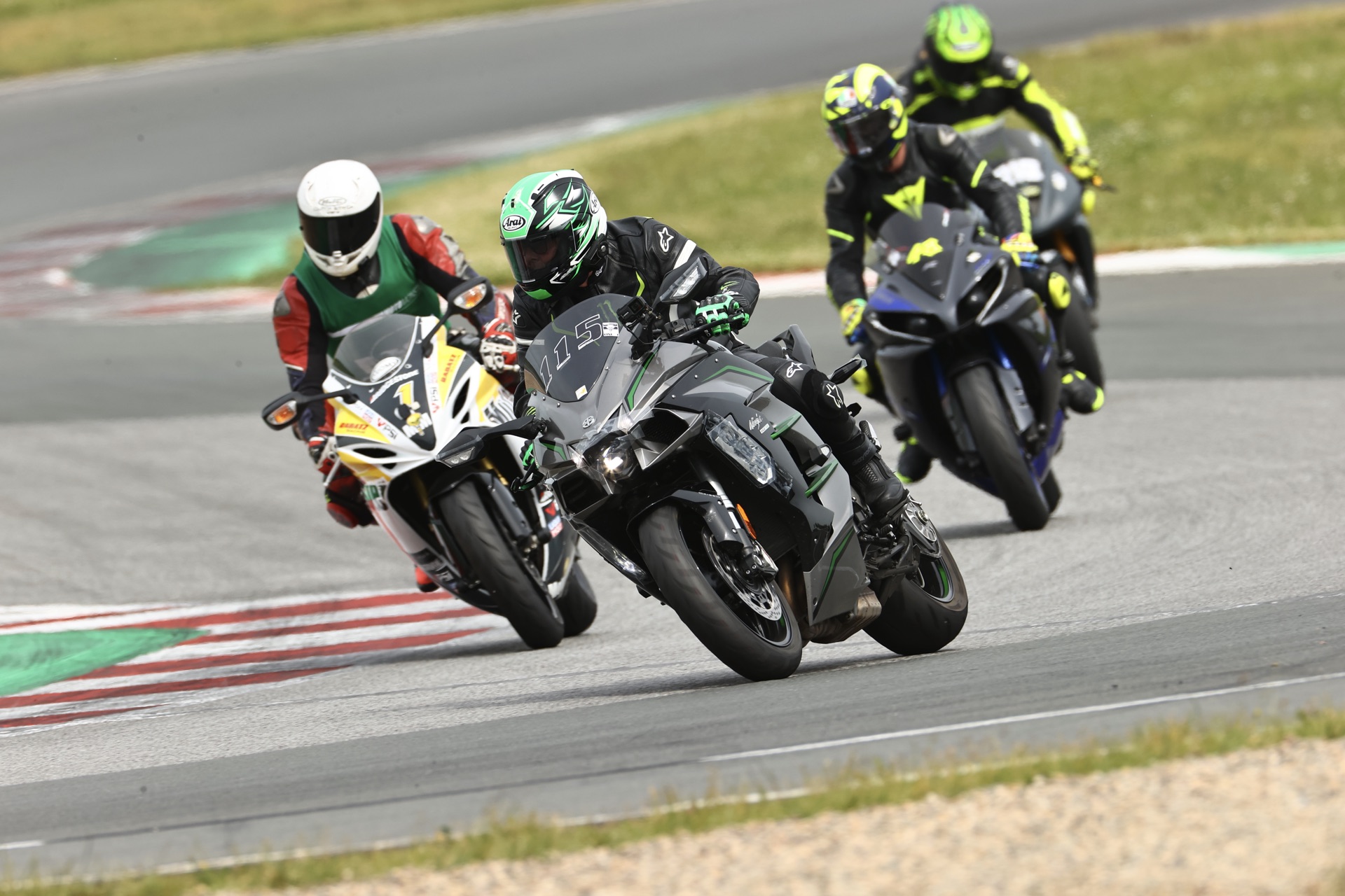 Motorrad auf der Rennstrecke